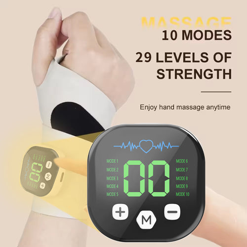EMS Smart Hand Massager with Heat Therapy