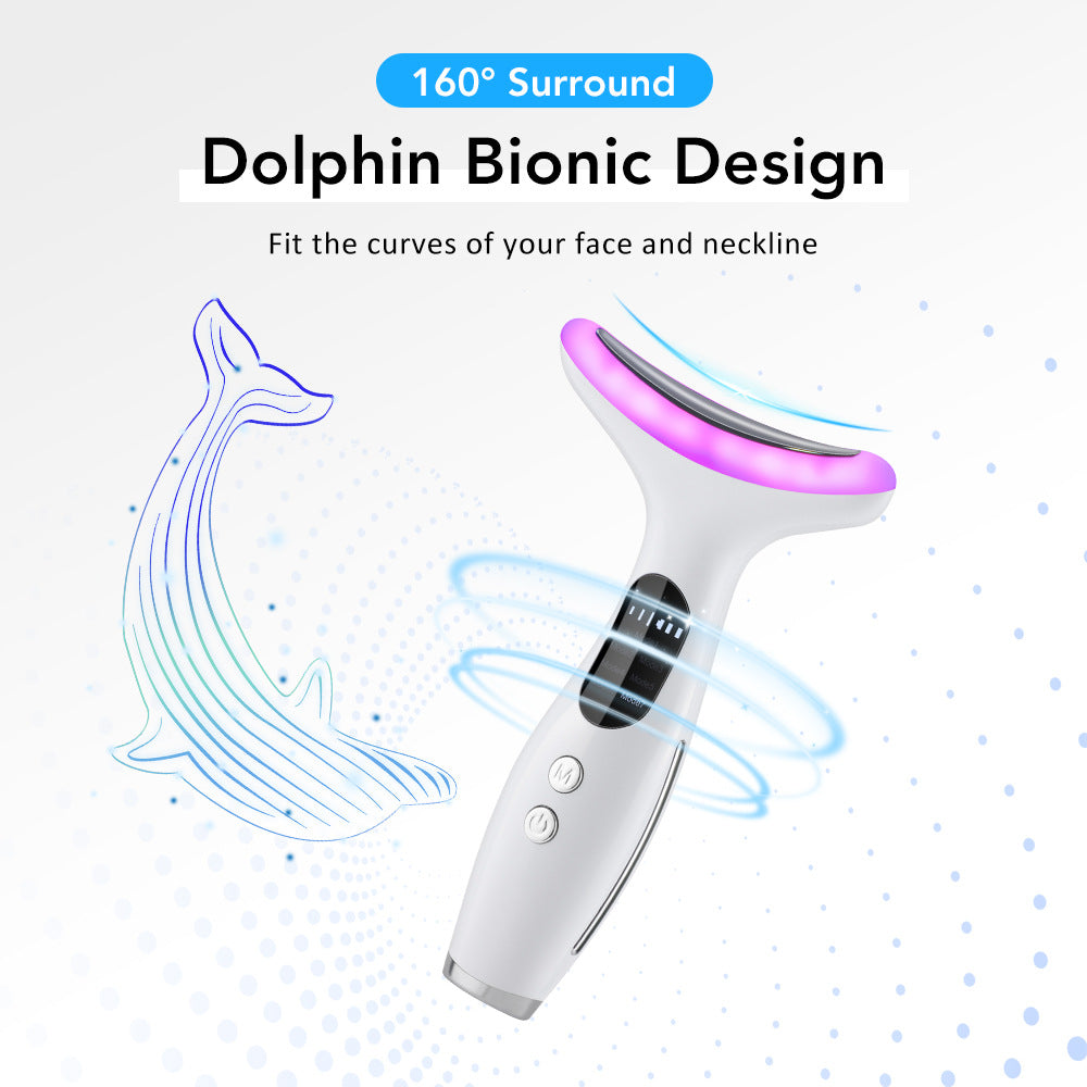 Intelligent Neck Beauty Device with Microcurrent and Warm Compress