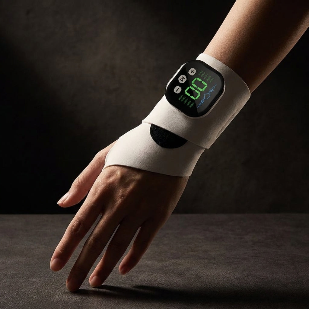 EMS Smart Hand Massager with Heat Therapy